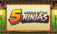 Legend Of The 5 Ninjas UK online slot