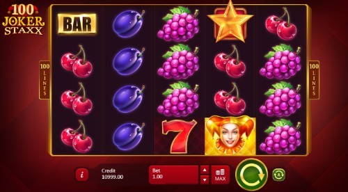 100 joker staxx UK online slot game