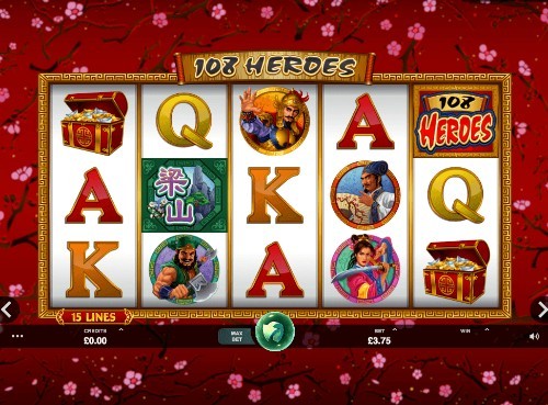 108 Heroes UK online slot game