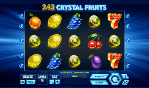 243 Crystal Fruits UK slot game