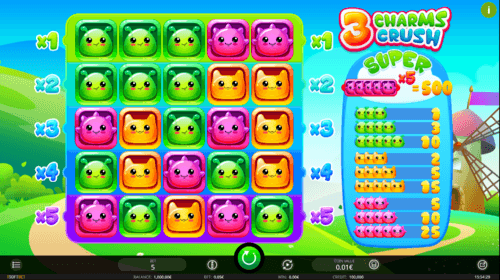 3 Charms Crush uk slot game