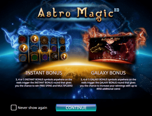 Astro Magic online slot game