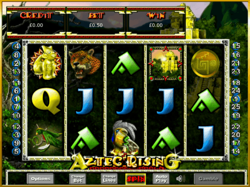 Aztec Rising UK online slot game