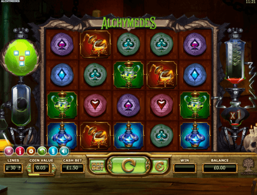 Alchymedes UK online slot game