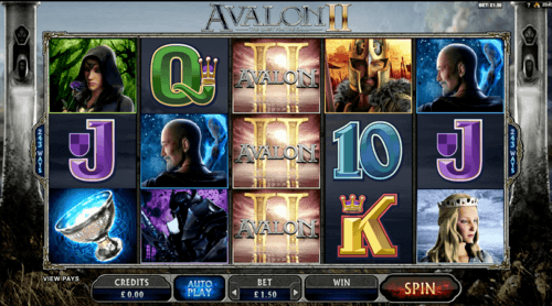 Avalon II- Quest for The Grail UK slot game