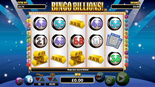 Bingo Billions UK online slot game