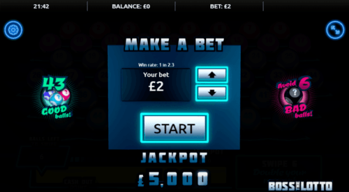 Boss The Lotto UK online slot game