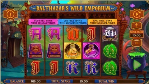 Balthazar's Wild Emporium UK slot game
