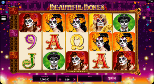 Beautiful Bones uk slot game