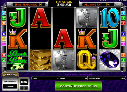 Break Da Bank Again UK slot game