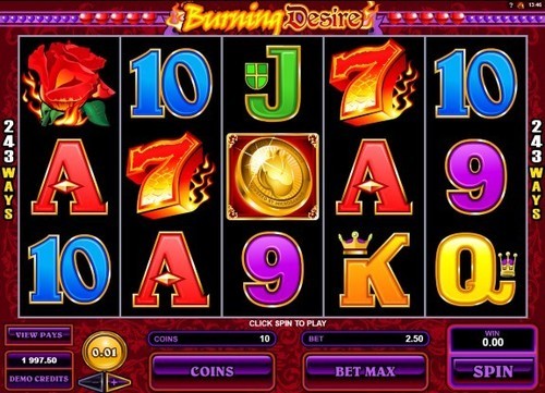 Burning Desire UK slot game