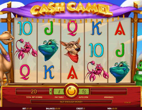 Cash Camel uk slot game