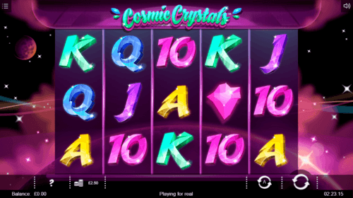 Cosmic Crystals UK online slot game