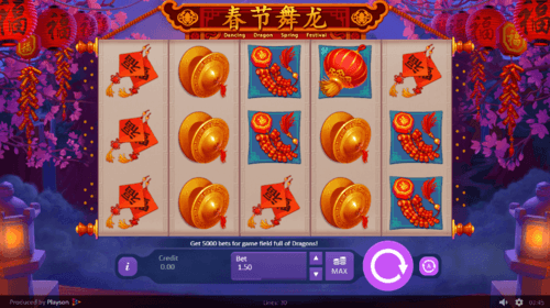 Dancing Dragon Spring Festival UK slot game