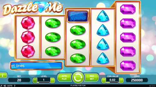 Dazzle Me UK online slot game