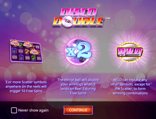 Disco Double online slot