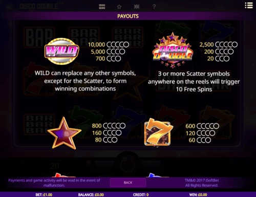 Disco Double Slot game