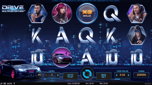 DRIVE MULTIPLIER MAYHEM slot