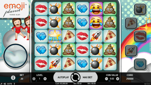 Emoji Planet UK online slot game