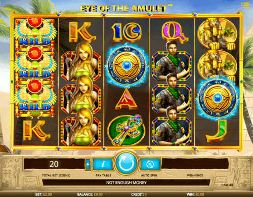 Eye of the Amulet uk slot game