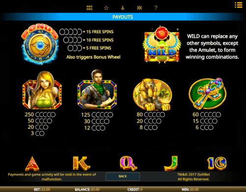 Eye of the Amulet Slot game