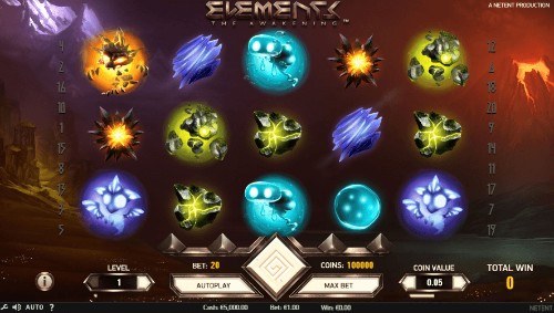 Elements UK slot game