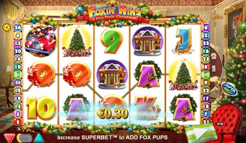 Foxin' Wins Christmas UK online slot game