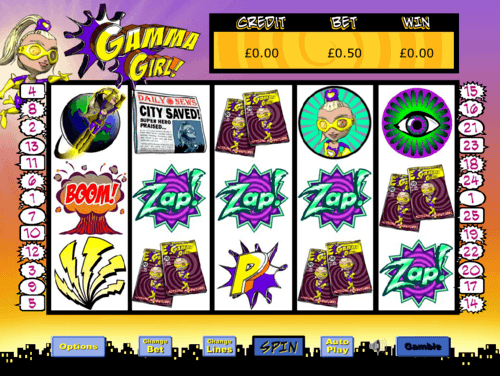 Gamma Girl UK online slot game