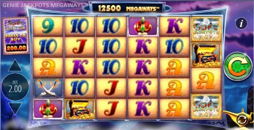 Genie Jackpots Megaways UK slot game