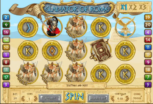 Gladiator Of Rome UK slot game