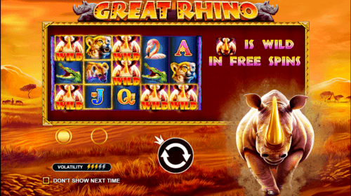 Great Rhino online slot game