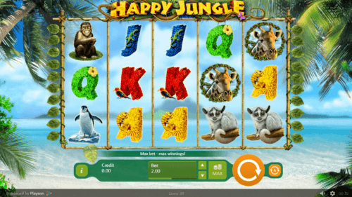 Happy Jungle Deluxe UK online slot game