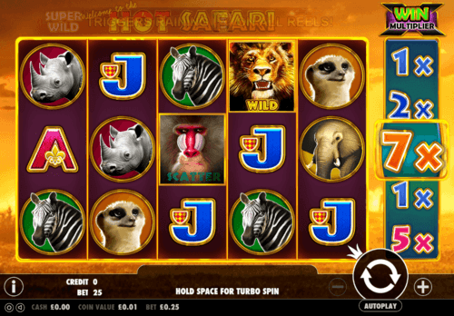 Hot Safari UK online slot game