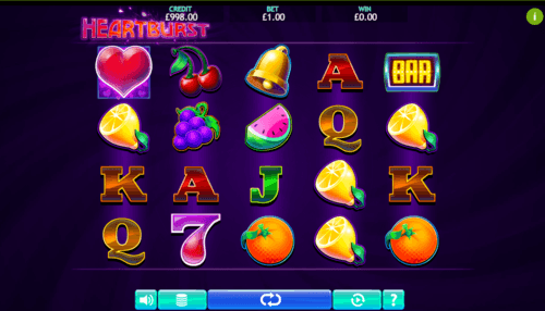 Heartburst UK online slot game