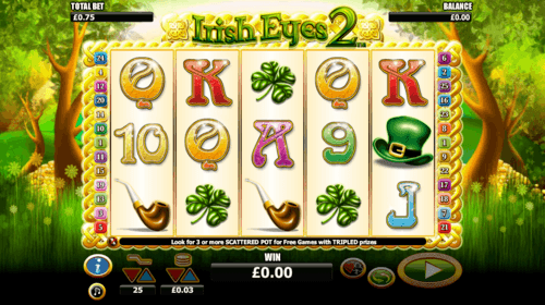 Irish Eyes 2 UK online slot game