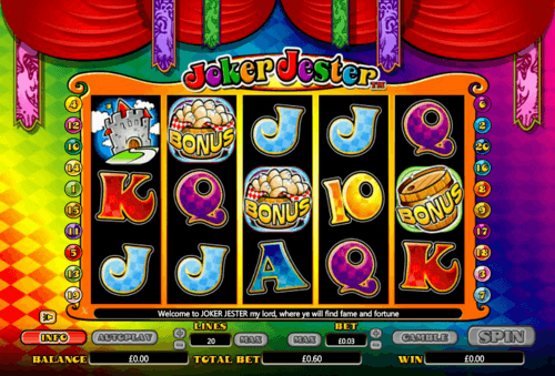 Joker Jester UK online slot game