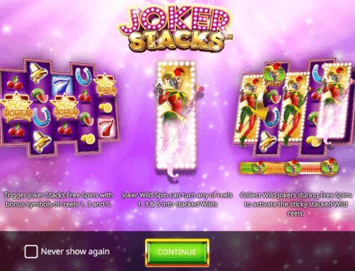 Joker Stacks online slot game