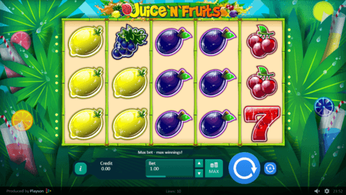 Juice'n'Fruits UK slot game