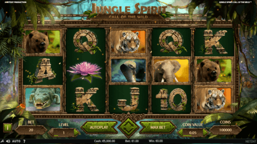 Jungle Spirit: Call of the Wild UK slot game