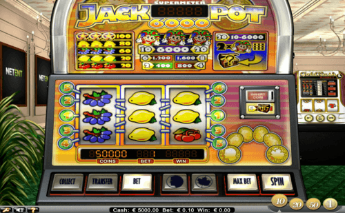 Jackpot 6000 UK online slot game
