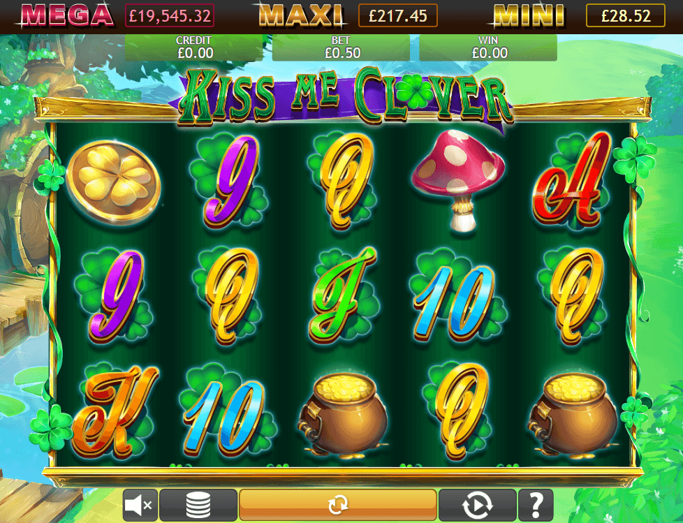 Kiss Me Clover Jackpot UK online slot game