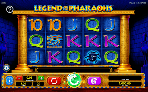Legend of the Pharaohs UK slot game