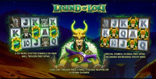 Legend of Loki online slot game