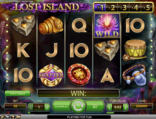 Lost Island uk slot game