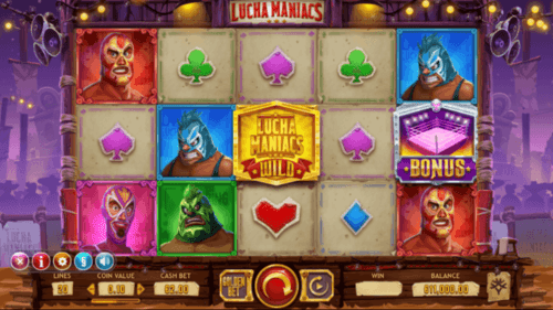 Lucha Maniacs UK slot game