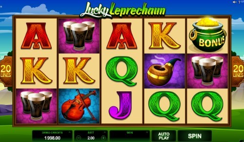 Lucky Leprechaun UK online slot game