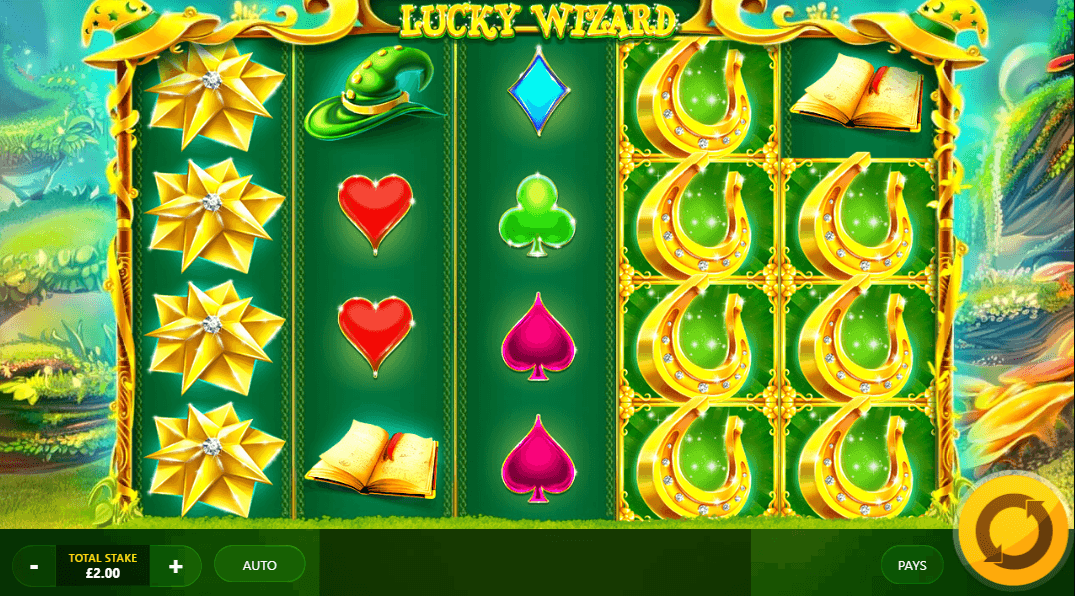 Lucky Wizard UK online slot game