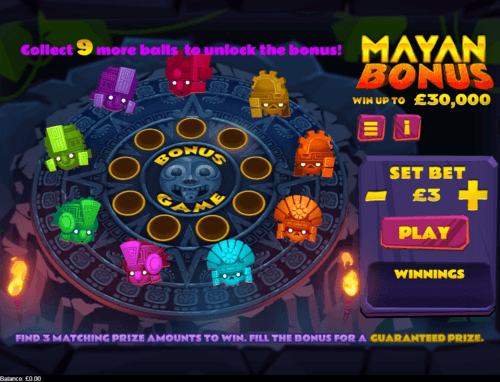 Mayan bonus online casino