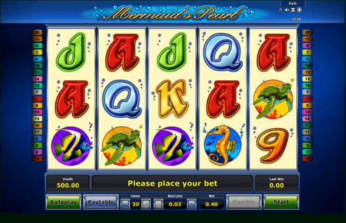 Mermaids Pearl UK online slot game