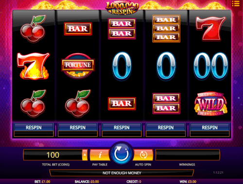 Million Coins Respin uk slot game